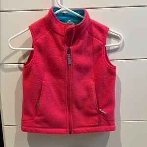L. L. Bean Pink Fleece Vest